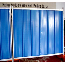 Corrugated Sheet Enclosure Temporary Steel Hoarding Panel